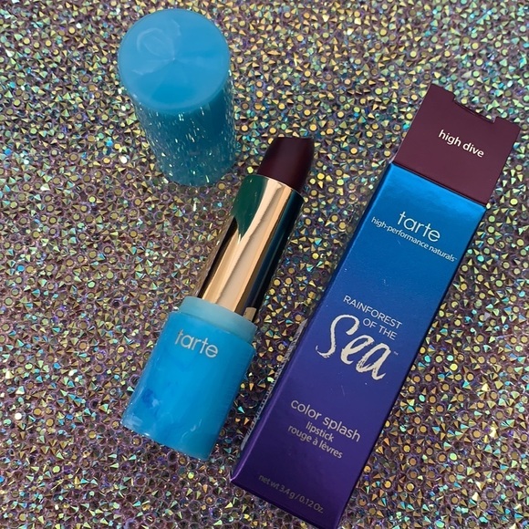 3-$24 BUNDLE DEAL TARTE rainforest of the sea color splash lipstick high dive - Picture 1 of 5